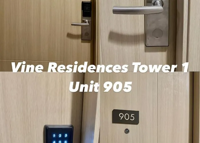 Apartamento Vine Residences 2br, Unli Wifi, Primevideo, Freeparking Near Mall, Kiddie Pool 902 *