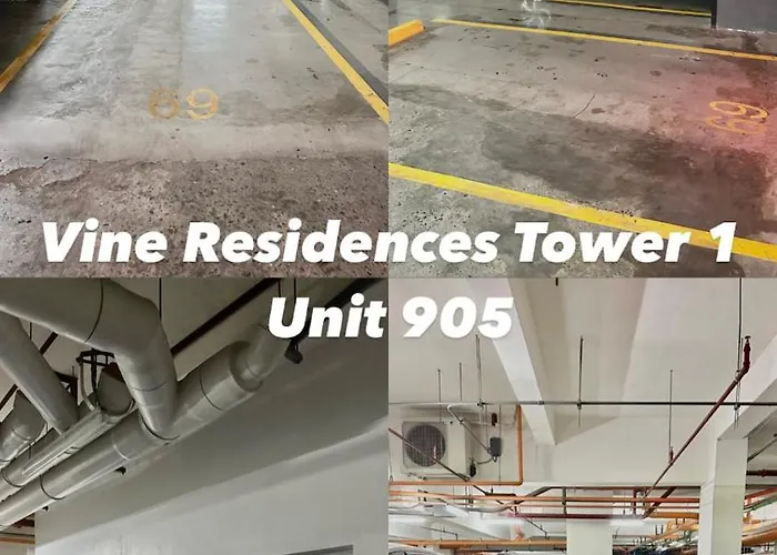 Vine Residences 2br, Unli Wifi, Primevideo, Freeparking Near Mall, Kiddie Pool 902