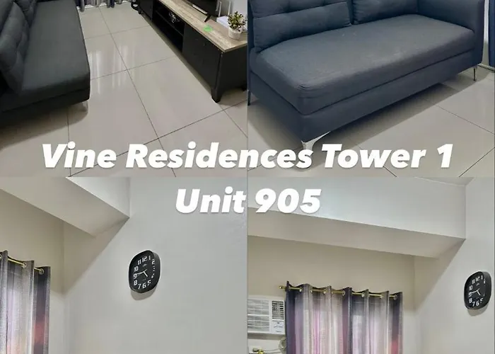 Vine Residences 2br, Unli Wifi, Primevideo, Freeparking Near Mall, Kiddie Pool 902 Apartamento Manila