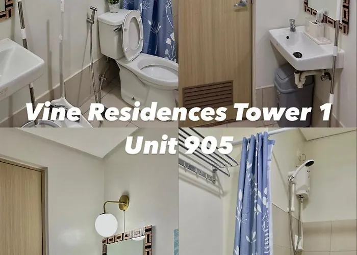 Apartamento Vine Residences 2br, Unli Wifi, Primevideo, Freeparking Near Mall, Kiddie Pool 902 *